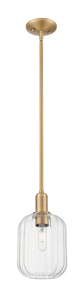 Innovations - 716-1S-BB-G460-7CL - One Light Mini Pendant - Arcadia - Brushed Brass