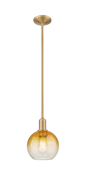 Innovations - 716-1S-BB-G483-8AM - One Light Mini Pendant - Arcadia - Brushed Brass