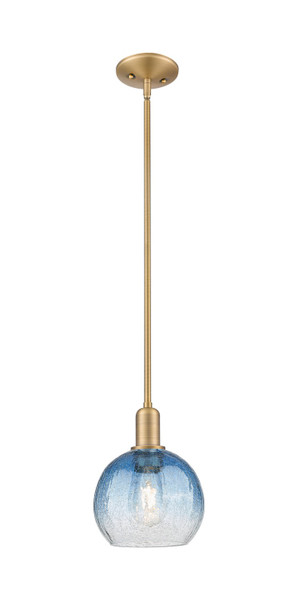 Innovations - 716-1S-BB-G483-8SB - One Light Mini Pendant - Arcadia - Brushed Brass
