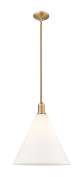 Innovations - 716-1S-BB-GBC-161 - One Light Mini Pendant - Arcadia - Brushed Brass