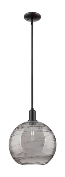 Innovations - 716-1S-BK-G1213-12SM - One Light Mini Pendant - Arcadia - Matte Black