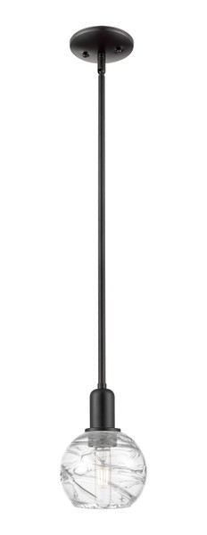 Innovations - 716-1S-BK-G1213-6CL - One Light Mini Pendant - Arcadia - Matte Black