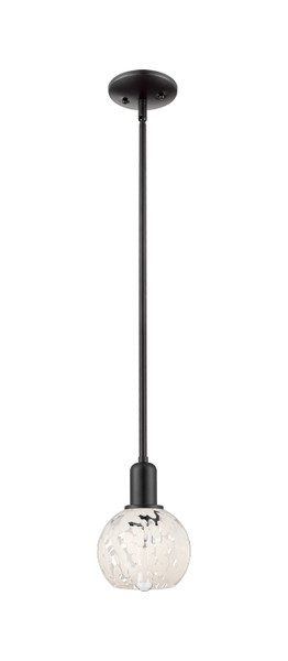 Innovations - 716-1S-BK-G1216-6WM - One Light Mini Pendant - Arcadia - Matte Black