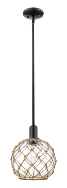 Innovations - 716-1S-BK-G122-10RB - One Light Mini Pendant - Arcadia - Matte Black