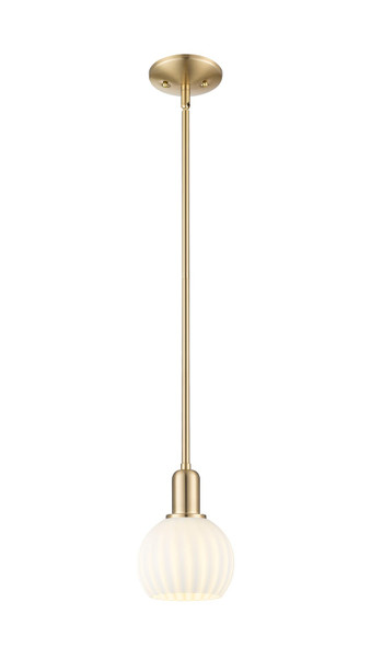 Innovations - 716-1S-CB-G1217-6WV - One Light Mini Pendant - Arcadia - Champagne Bronze