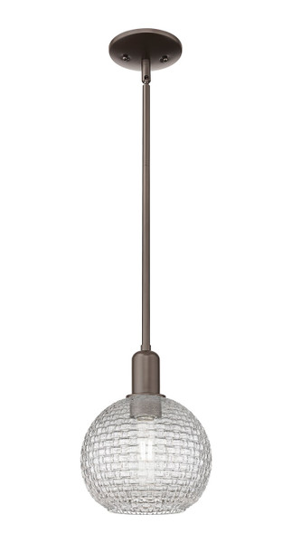 Innovations - 716-1S-OB-G122C-8CL - One Light Mini Pendant - Arcadia - Oil Rubbed Bronze