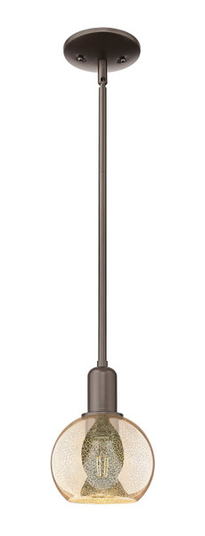 Innovations - 716-1S-OB-G128-6 - One Light Mini Pendant - Arcadia - Oil Rubbed Bronze