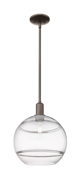 Innovations - 716-1S-OB-G556-12CL - One Light Mini Pendant - Arcadia - Oil Rubbed Bronze