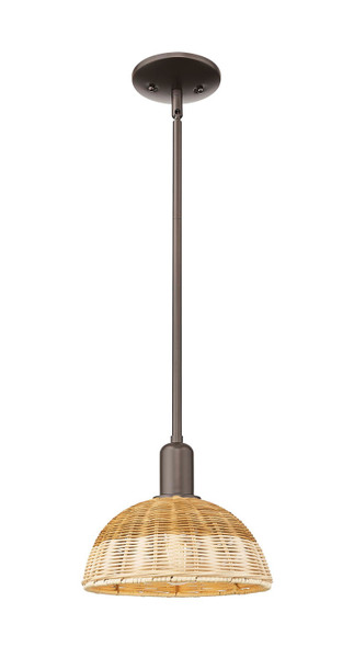 Innovations - 716-1S-OB-NBD2-9-NAT - One Light Mini Pendant - Arcadia - Oil Rubbed Bronze