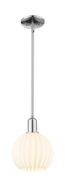 Innovations - 716-1S-PC-G1217-8WV - One Light Mini Pendant - Arcadia - Polished Chrome