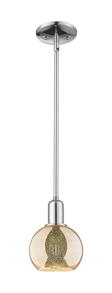 Innovations - 716-1S-PC-G128-6 - One Light Mini Pendant - Arcadia - Polished Chrome