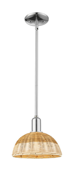Innovations - 716-1S-PC-NBD2-9-NAT - One Light Mini Pendant - Arcadia - Polished Chrome
