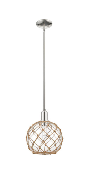Innovations - 716-1S-PN-G122-10RB - One Light Mini Pendant - Arcadia - Polished Nickel