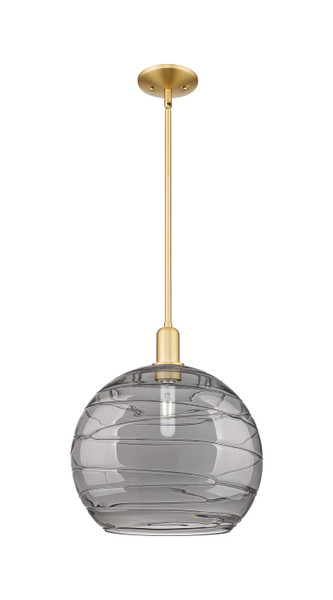 Innovations - 716-1S-SG-G1213-14SM - One Light Mini Pendant - Arcadia - Satin Gold