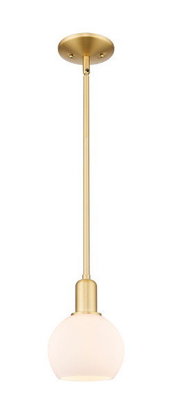 Innovations - 716-1S-SG-G121-6 - One Light Mini Pendant - Arcadia - Satin Gold