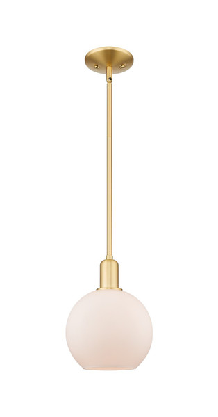 Innovations - 716-1S-SG-G121-8 - One Light Mini Pendant - Arcadia - Satin Gold