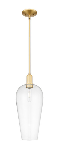 Innovations - 716-1S-SG-G456-8CL - One Light Mini Pendant - Arcadia - Satin Gold