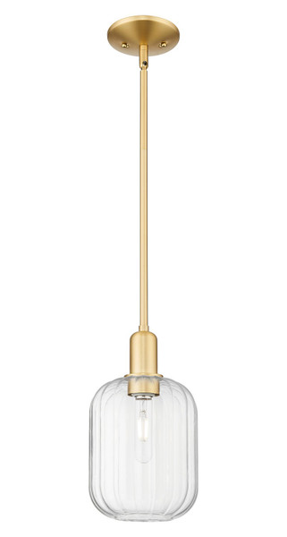 Innovations - 716-1S-SG-G460-7CL - One Light Mini Pendant - Arcadia - Satin Gold