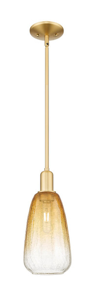 Innovations - 716-1S-SG-G480-6AM - One Light Mini Pendant - Arcadia - Satin Gold