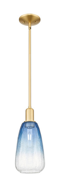 Innovations - 716-1S-SG-G480-6SB - One Light Mini Pendant - Arcadia - Satin Gold