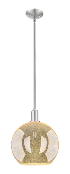 Innovations - 716-1S-SN-G128-12 - One Light Mini Pendant - Arcadia - Brushed Satin Nickel