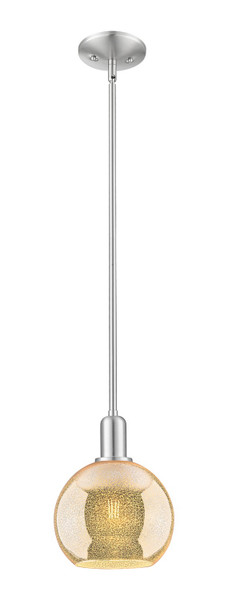 Innovations - 716-1S-SN-G128-8 - One Light Mini Pendant - Arcadia - Brushed Satin Nickel