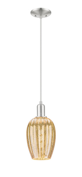 Innovations - 716-1S-SN-G457-6ME - One Light Mini Pendant - Arcadia - Brushed Satin Nickel
