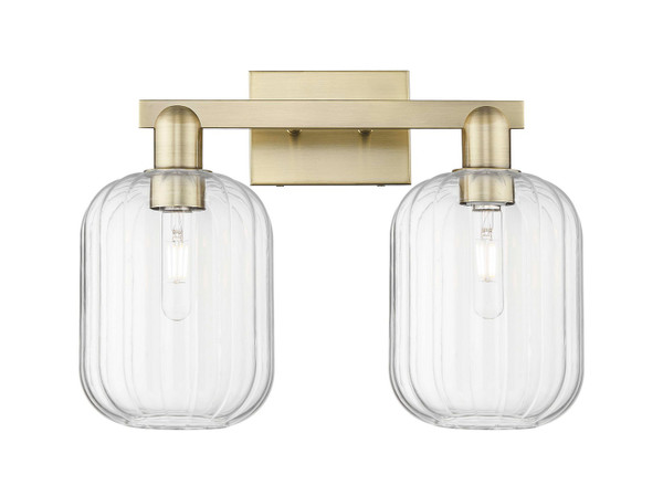 Innovations - 716-2W-AB-G460-7CL - Two Light Bath Vanity - Arcadia - Antique Brass