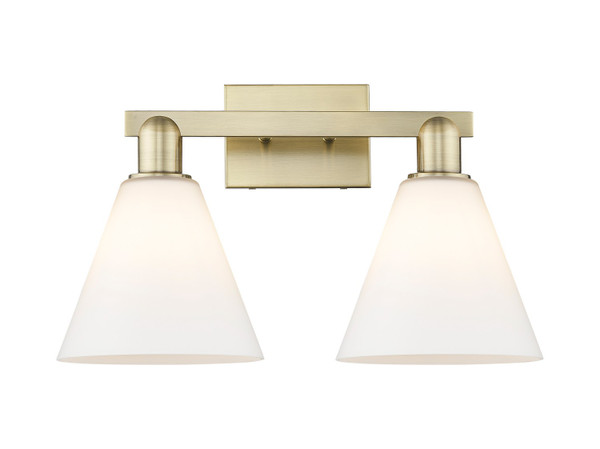 Innovations - 716-2W-AB-GBC-81 - Two Light Bath Vanity - Arcadia - Antique Brass