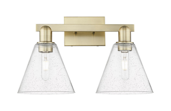 Innovations - 716-2W-AB-GBC-84 - Two Light Bath Vanity - Arcadia - Antique Brass