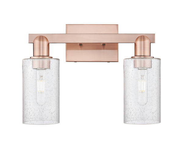 Innovations - 716-2W-AC-G804 - Two Light Bath Vanity - Arcadia - Antique Copper