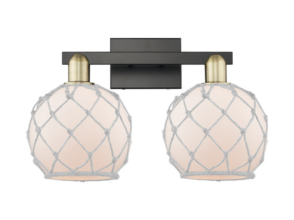 Innovations - 716-2W-BAB-G121-8RW - Two Light Bath Vanity - Arcadia - Black Antique Brass