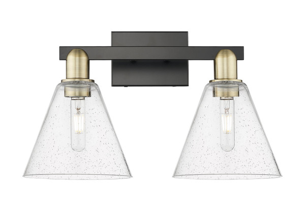 Innovations - 716-2W-BAB-GBC-84 - Two Light Bath Vanity - Arcadia - Black Antique Brass