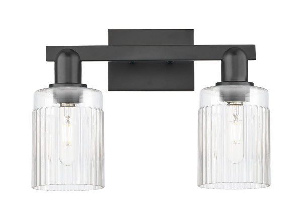 Innovations - 716-2W-BK-G342 - Two Light Bath Vanity - Arcadia - Matte Black