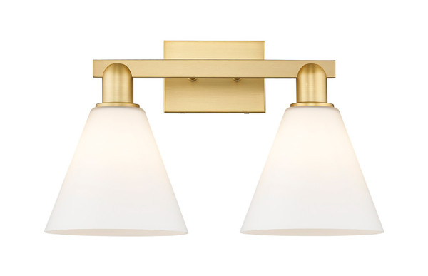 Innovations - 716-2W-SG-GBC-81 - Two Light Bath Vanity - Arcadia - Satin Gold