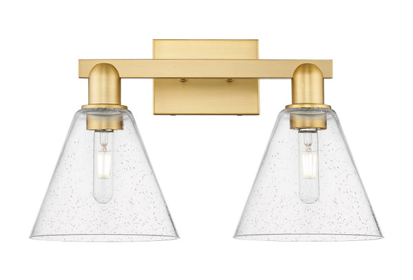 Innovations - 716-2W-SG-GBC-84 - Two Light Bath Vanity - Arcadia - Satin Gold