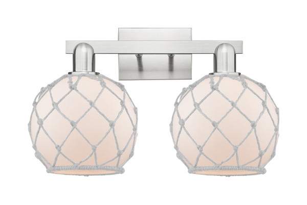 Innovations - 716-2W-SN-G121-8RW - Two Light Bath Vanity - Arcadia - Brushed Satin Nickel