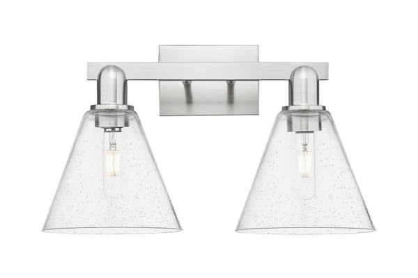 Innovations - 716-2W-SN-GBC-84 - Two Light Bath Vanity - Arcadia - Brushed Satin Nickel