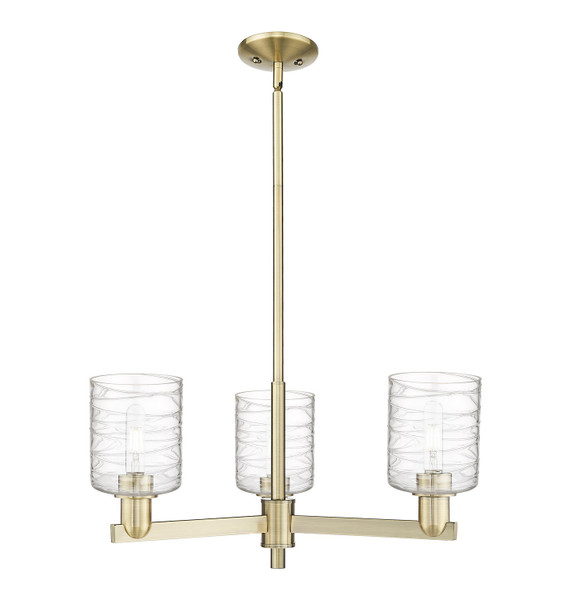 Innovations - 716-3CR-AB-G1113 - Three Light Pendant - Arcadia - Antique Brass
