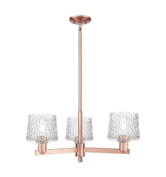 Innovations - 716-3CR-AC-G402 - Three Light Pendant - Arcadia - Antique Copper