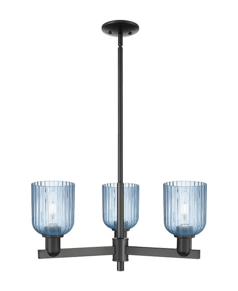 Innovations - 716-3CR-BK-G559-5BL - Three Light Pendant - Arcadia - Matte Black