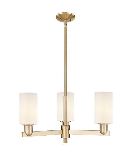Innovations - 716-3CR-CB-G801 - Three Light Pendant - Arcadia - Champagne Bronze