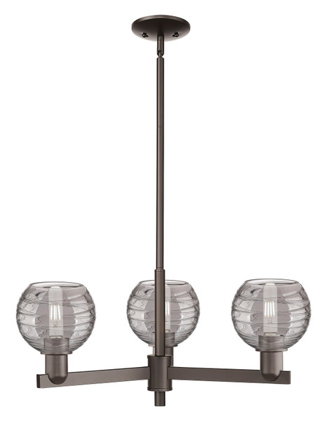 Innovations - 716-3CR-OB-G1213-6SM - Three Light Pendant - Arcadia - Oil Rubbed Bronze