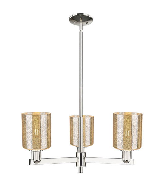 Innovations - 716-3CR-PN-G116 - Three Light Pendant - Arcadia - Polished Nickel