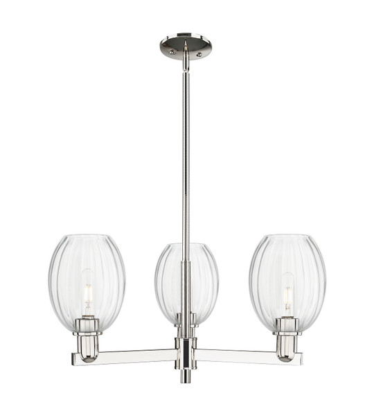 Innovations - 716-3CR-PN-G459-6CL - Three Light Pendant - Arcadia - Polished Nickel