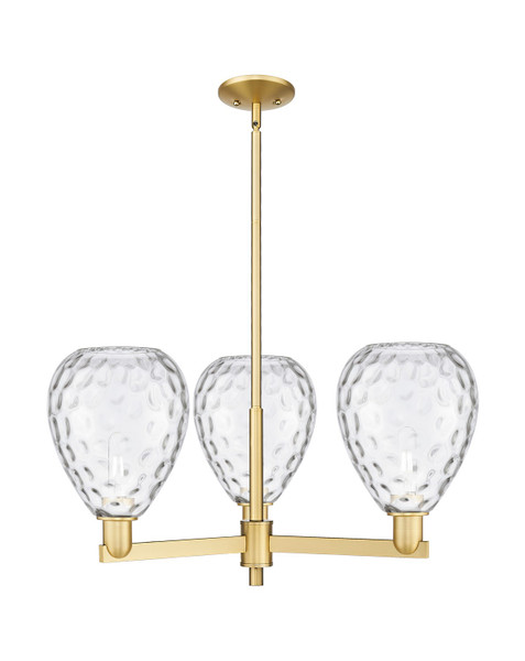 Innovations - 716-3CR-SG-G372 - Three Light Pendant - Arcadia - Satin Gold