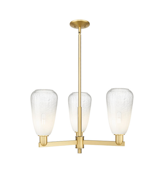 Innovations - 716-3CR-SG-G480-6OP - Three Light Pendant - Arcadia - Satin Gold