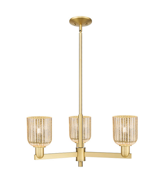 Innovations - 716-3CR-SG-G559-5ME - Three Light Pendant - Arcadia - Satin Gold