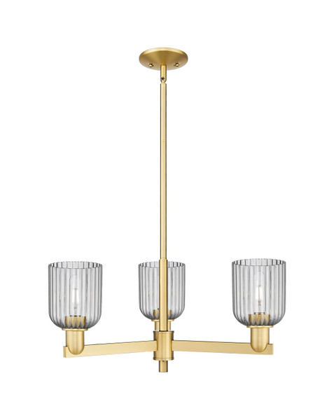 Innovations - 716-3CR-SG-G559-5SM - Three Light Pendant - Arcadia - Satin Gold