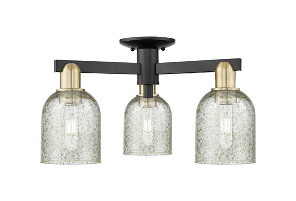 Innovations - 716-3F-BAB-G259 - Three Light Semi-Flush Mount - Arcadia - Black Antique Brass